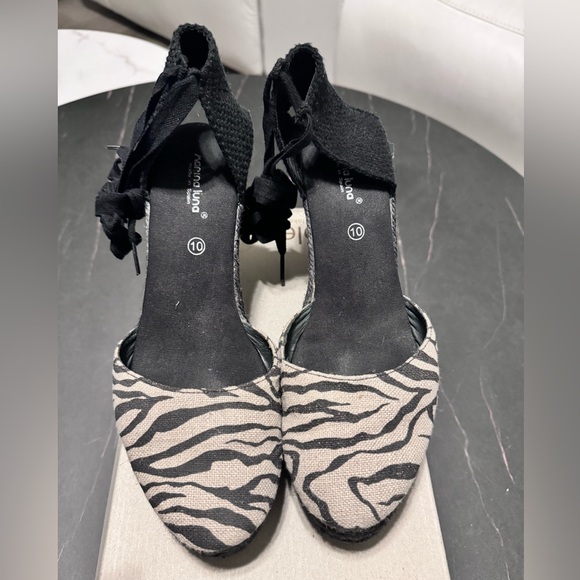 MARINA LUNA!! Wedge Espadrille!! - Picture 1 of 8
